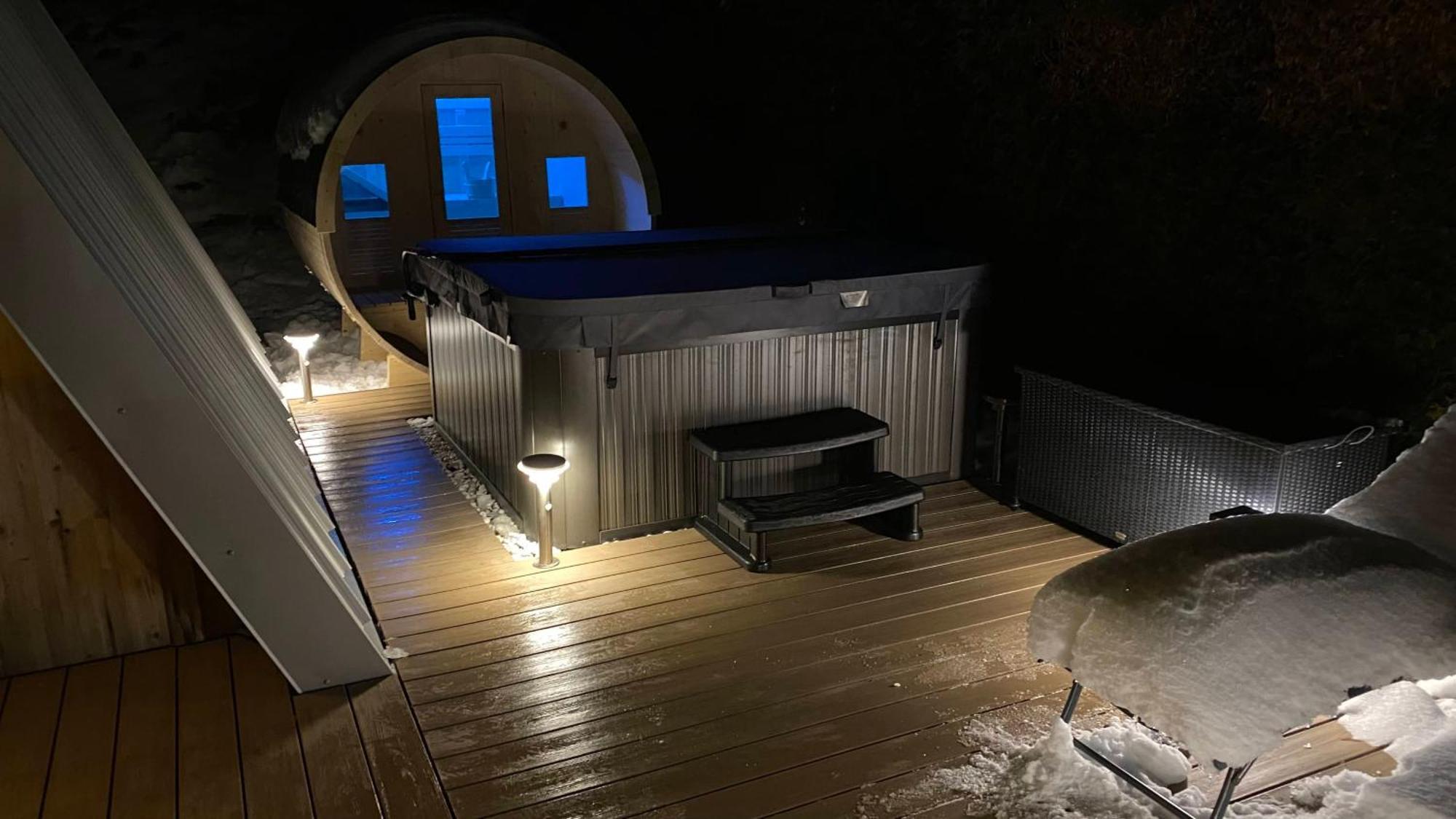 Au-Doux-Altic Chalet Romantique Avec Jacuzzi Et Sauna Metabief Ngoại thất bức ảnh